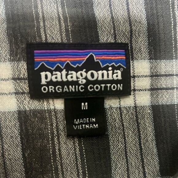 PATAGONIA 100% ORGANIC COTTON PLAID‎ BUTTON DOWN SHIRT SIZE M - Picture 4 of 7